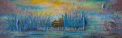 Adrift.jpg - Acrylic on stretched canvas. Size: 90 cm x 30 cm  Original sold. 