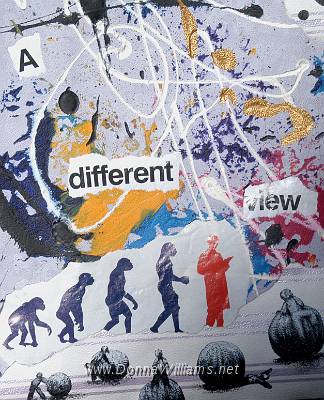 Different View.jpg - Mixed Media on Vinyl. Size: 28 cm x 24 cm  Original Sold 