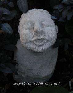 The Dreamer.jpg - 30cm High, 10cm Wide, 10cm Deep 
Limestone carving