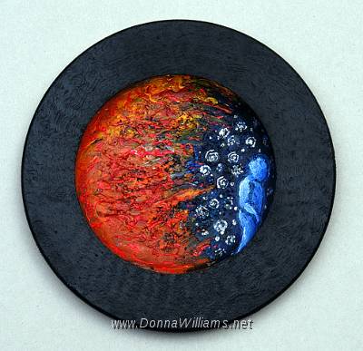 Passion.jpg - Oil on wood Size: 24 cm diameter  Original sold 