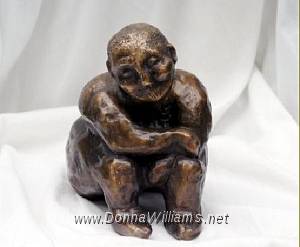 Simply Being.jpg - Medium size bronze sculpture.